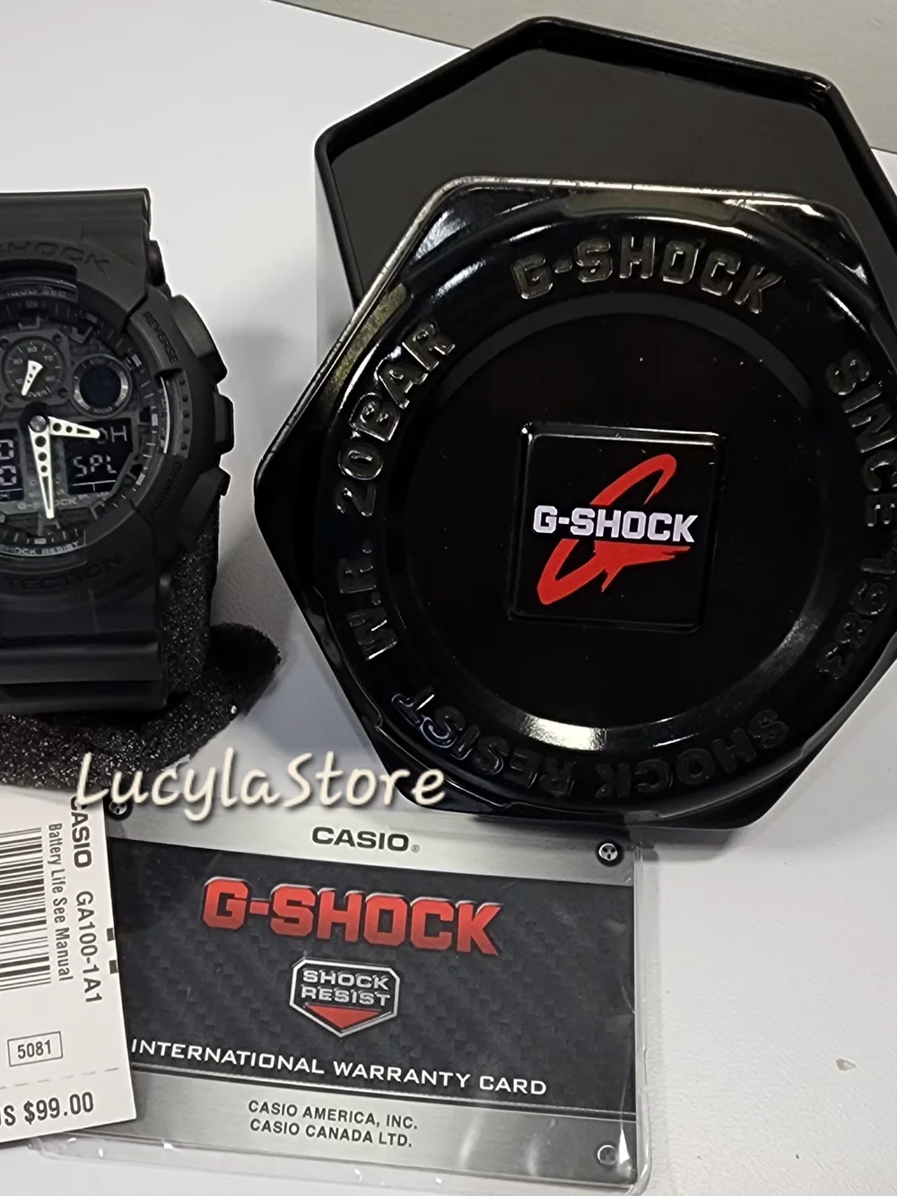 Casio G-shock GA100-1A1 Black Matte Men's Watch - New with tag and Box